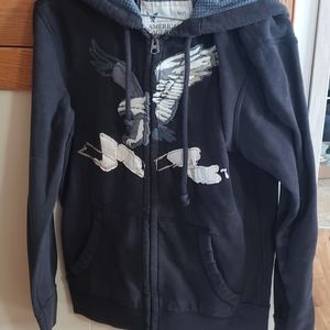 American Eagle zip front Hoodie, men's XS